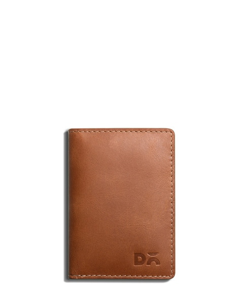 Men Bi-Fold Wallet with Text Embossed