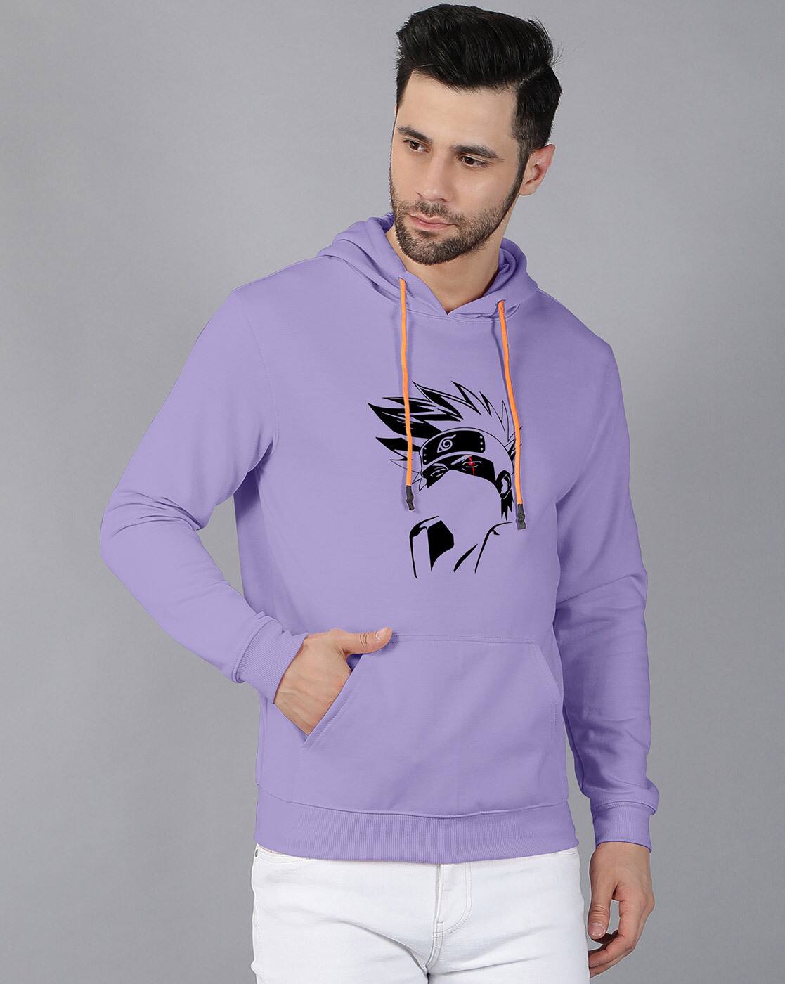 Buy Lavender Sweatshirt & Hoodies for Men by Fashion And Youth