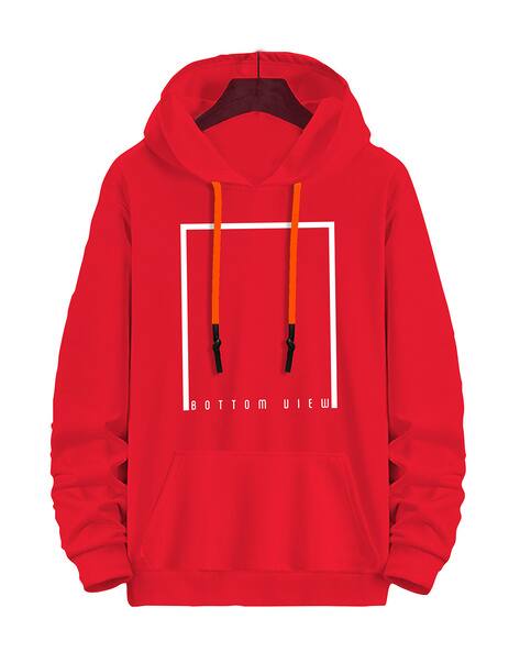 Buy Red Sweatshirt Hoodies for Men by Fashion And Youth Online