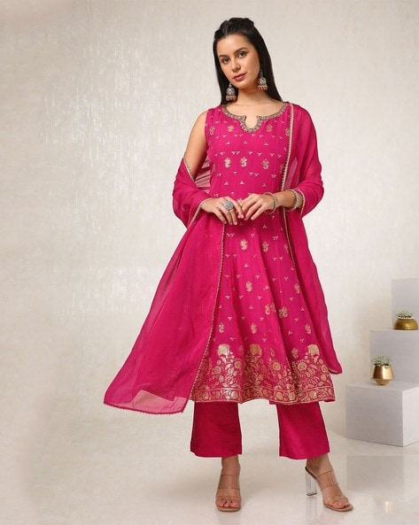 Women Self-design Kurta Set Price in India