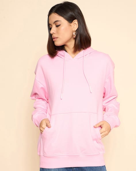Women Oversized Fit Pullover Hoodie