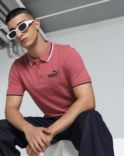 Men Slim Fit Polo T-shirt