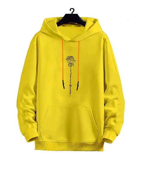 Men Graphic Print Regular Fit Hoodie