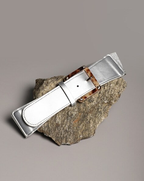 Buy Silver Belts for Women by Haute Sauce Online