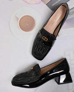 ronnie grey Women Heeled Slip-On Casual Shoe-picture-12