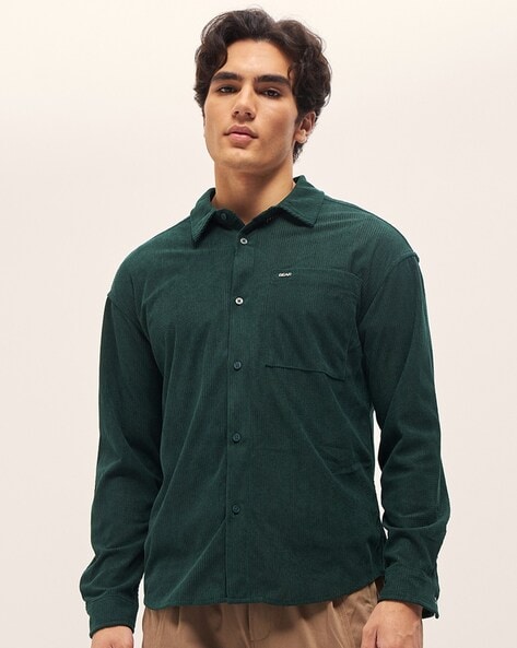 Self-design Relaxed Fit Shirt