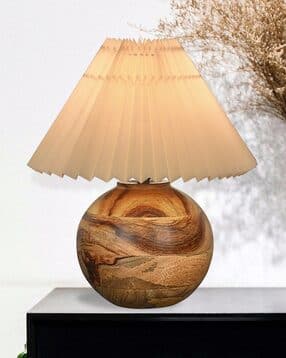 homesake Wooden Table Lamp with Shade -picture-29