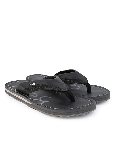 Buy Black Flip Flop Slippers for Men by One8 Online