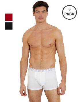 guess Men Pack of 3 Trunks with Elasticated Waistband-picture-48