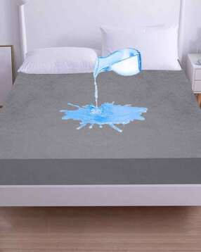 gadda co Terry cotton Ultra soft Breathable Waterproof Single Bed Mattress protector Cover with Elastic 78 X 36 Inch (Single Bed)-picture-21