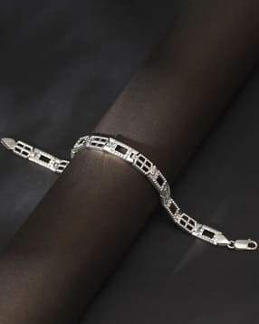 Men Silver Supremo Bracelet-image-36