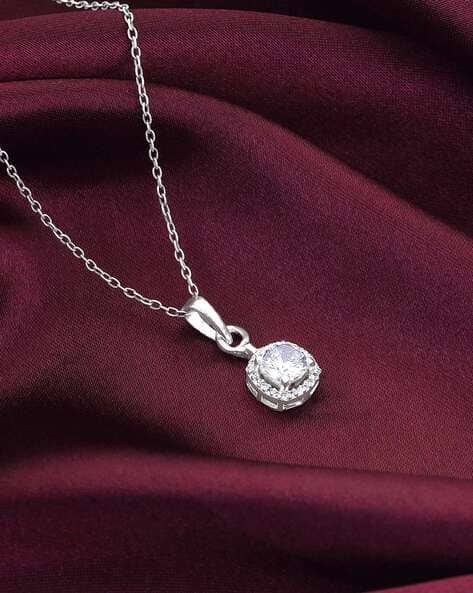 Giva Sterling Silver Twilight Solitaire Pendant