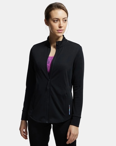 Buy Black Jackets Coats for Women by Jockey Online Ajio