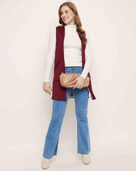 Buy Burgundy Shrugs Jackets for Women by BRINNS Online