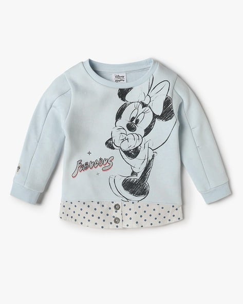 Buy Blue Sweatshirts Hoodie for Girls by PLAYDAY Online