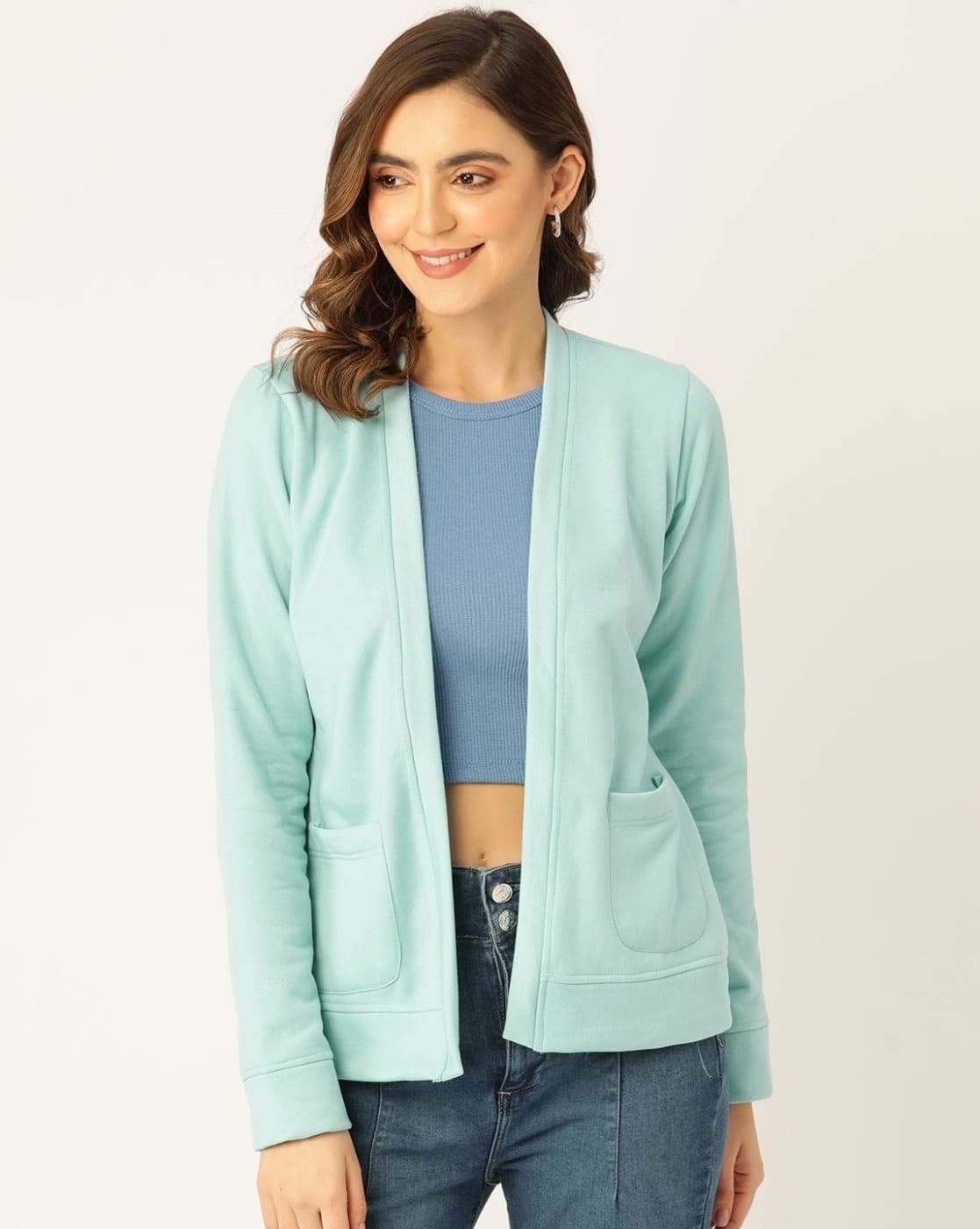 Buy Turquoise Shrugs Jackets for Women by BRINNS Online