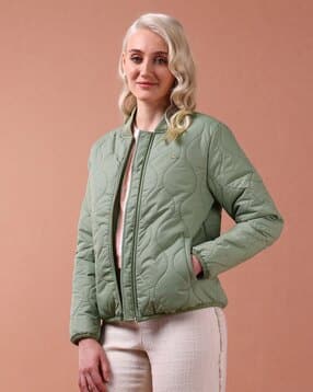 u.s. polo assn. Women Quilted Regular Fit Zip-Front Jacket-picture-52