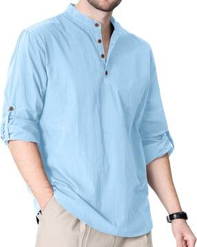 fifth u Men Regular Fit Short Kurta with Mandarin Collar-picture-51