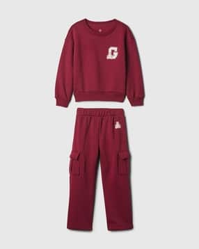 Infants Logo Print Sweatshirt & Cargo Pants Set-image-23