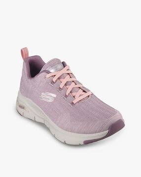 skechers Women Arch Fit-Comfy Wave Lace-Up Casual Shoes-picture-51