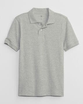 gap kids Boys Heathered Relaxed Fit Polo T-Shirt-picture-41