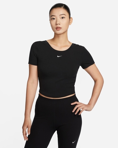 Nike Women Ribbed Fitted Top