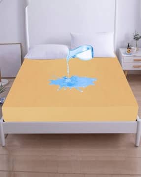 gadda co Terry cotton Ultra soft Breathable Waterproof Single Bed Mattress protector Cover with Elastic 72 X 36 Inch (Single Bed)-picture-14