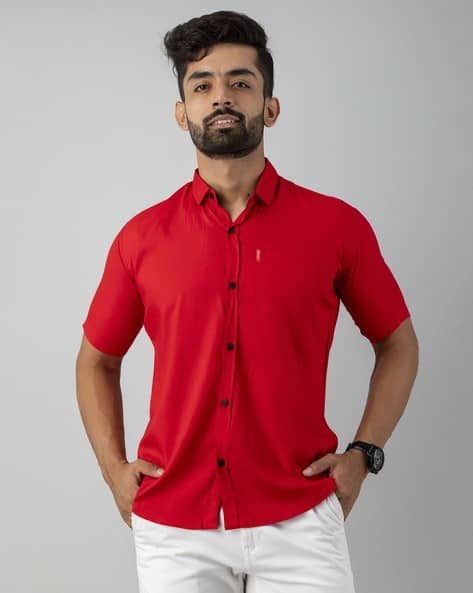Buy Red Shirts for Men by SURHI Online