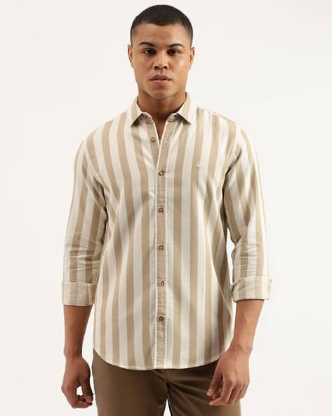 Men Striped Regular Fit Shirt