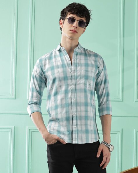 Men Checked Regular Fit Shirt