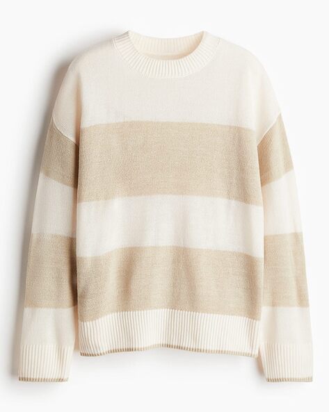 Women Jumper Stripes Pullover