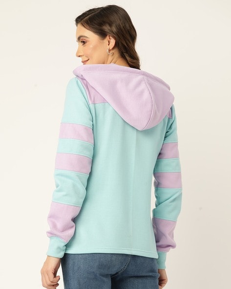 Buy Turquoise Sweatshirt Hoodies for Women by BRINNS Online Ajio