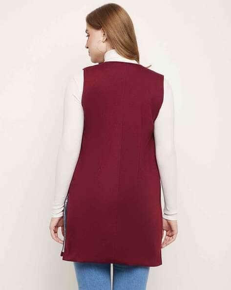 Women Front-Open Regular Fit Shrug - Main Image