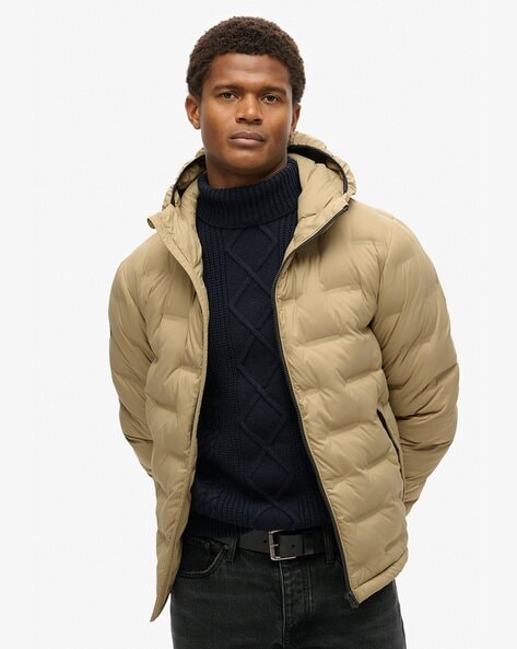 Puffer jacket slim best sale