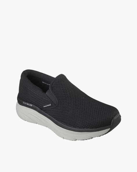 Slip On Skechers Clogs Black Buy Skechers Go Walk Arch Fit Slip On