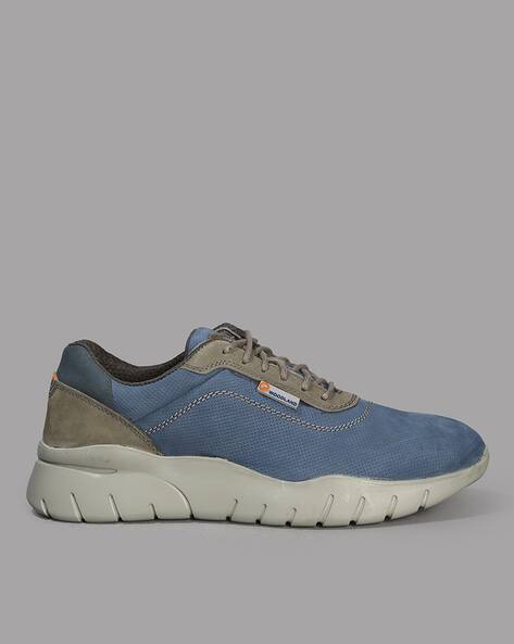 WOODLAND Men Lace-Up Shoes with Brand Patch