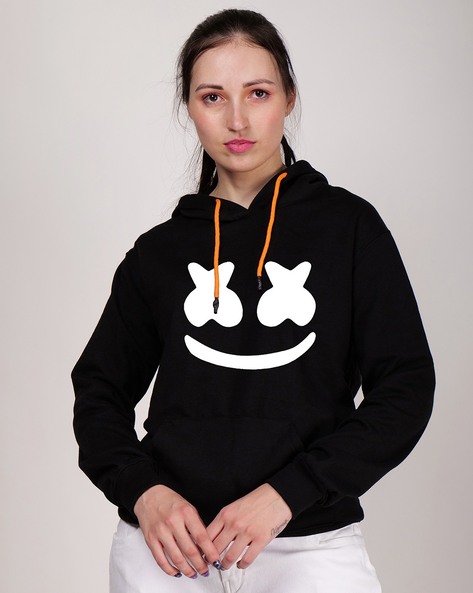 Buy Black Sweatshirt Hoodies for Women by Fashion And Youth Online Ajio