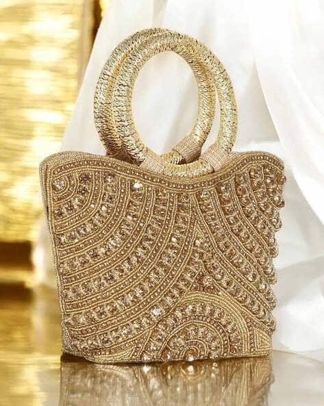 Buy Gold Clutches Wristlets for Women by Exotic Online