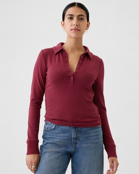 Buy Red Tshirts for Women by GAP Online Ajio