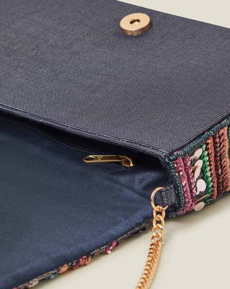 Navy Sequin Clutch Bag Buy Navy Blue Clutches Wristlets For Women