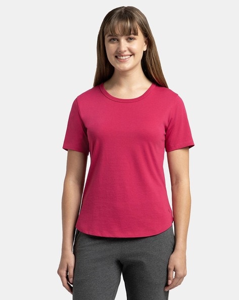 Buy Purple Tshirts for Women by Jockey Online Ajio