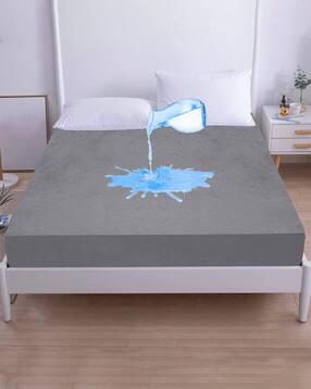 gadda co Terry cotton Ultra soft Breathable Waterproof Twin Bed Mattress protector Cover with Elastic 72 X 48 Inch (Twin Bed)-picture-46