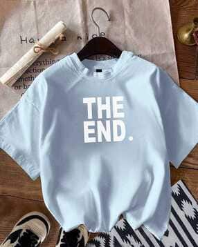 togs & terre Women Typographic Print Oversized Fit T-Shirt-picture-26
