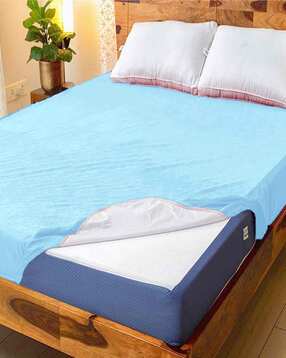 gadda co Terry cotton Ultra soft Breathable Waterproof Single Bed Mattress protector Cover with Elastic 78 X 36 Inch (Single Bed)-picture-35
