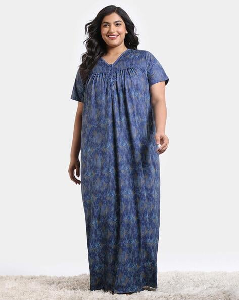 Buy Blue Nightshirts Nighties for Women by Zivame Online Ajio