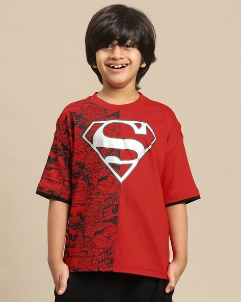 Kidsville Boys Graphic Crew- Neck T-shirt