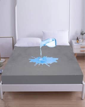 gadda co Terry cotton Ultra soft Breathable Waterproof King Bed Mattress protector Cover with Elastic 72 X 72 Inch (King Bed)-picture-36