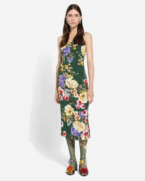 Women Floral Print Shirt Dress