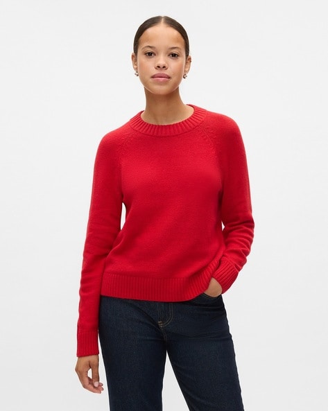 Gap Women Slim Fit Crew-Neck Pullover