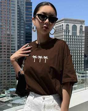 togs & terre Women Graphic Print Round-Neck T-Shirt-picture-21